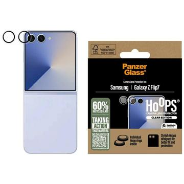 Samsung Galaxy Z Flip7 PanzerGlass Hoops kameran linssin suojus - Läpinäkyvä