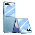 Samsung Galaxy Z Flip7 Muovikotelo, jossa on karkaistu lasi näytönsuoja - Vauvan sininen