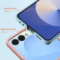 Samsung Galaxy Z Flip7 muovikotelo, jossa on karkaistu lasi näytönsuoja - violetti