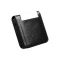 Samsung Galaxy Z Flip7 Qialino Classic Lompakkomallinen Nahkakotelo - Musta