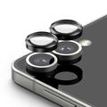 Samsung Galaxy Z Flip7 Ringke Kameralinssin Panssarilasi - 9H - 2 Kpl. - Musta