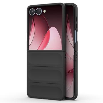 Samsung Galaxy Z Flip7 Rugged TPU Suojakuori - Musta
