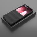 Samsung Galaxy Z Flip7 Rugged TPU Suojakuori - Musta