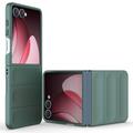 Samsung Galaxy Z Flip7 Rugged TPU Suojakuori - Vihreä