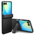 Samsung Galaxy Z Flip7 Spigen Tough Armor Pro Mag Kotelo - musta