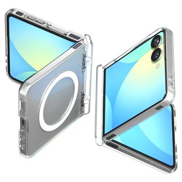 Samsung Galaxy Z Flip7 Spigen Ultra Hybrid Pro MagFit kotelo - läpinäkyvä