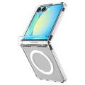 Samsung Galaxy Z Flip7 Spigen Ultra Hybrid Pro MagFit kotelo - läpinäkyvä
