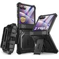 Samsung Galaxy Z Flip7 Supcase i-Blason Armorbox Hybridikotelo - Musta