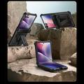 Samsung Galaxy Z Flip7 Supcase i-Blason Armorbox Hybridikotelo - Musta