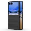 Samsung Galaxy Z Flip8 Rugged TPU Suojakuori - Musta