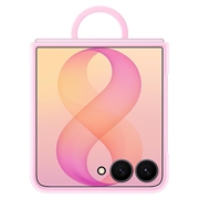 Samsung Galaxy Z Flip8 Silikonikotelo Renkaalla EF-EF776CVEGWW - Pinkki