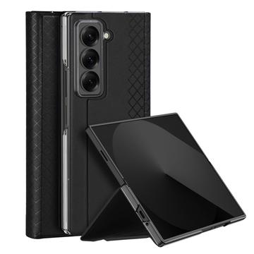 Samsung Galaxy Z Fold Special Dux Ducis Bril Läppäkotelo - Musta