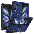 Samsung Galaxy Z Fold4 5G Hybridikotelo Jalustalla Metallinen - Sininen