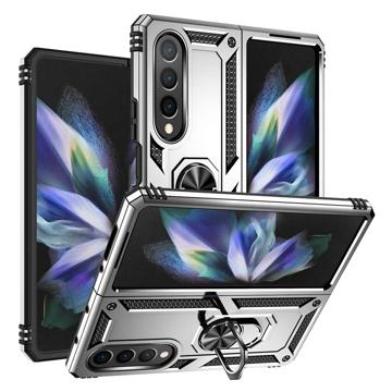 Samsung Galaxy Z Fold4 Hybridikotelo Jalustalla Metallinen