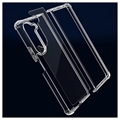 Samsung Galaxy Z Fold5 Shockproof Hybridikotelo - Läpinäkyvä