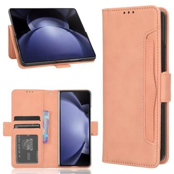 Samsung Galaxy Z Fold6 Korttilompakkokotelo - Pinkki