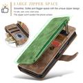 Samsung Galaxy Z Fold6 Caseme C30 Monitoiminen Lompakkokotelo - Ruskea