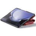Samsung Galaxy Z Fold6 Caseme C30 Monitoiminen Lompakkokotelo - Punainen