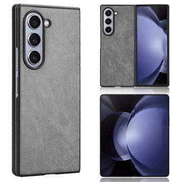 Samsung Galaxy Z Fold6 Päällystetty Muovikotelo - Harmaa