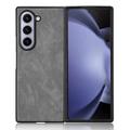 Samsung Galaxy Z Fold6 Päällystetty Muovikotelo - Harmaa
