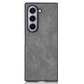 Samsung Galaxy Z Fold6 Päällystetty Muovikotelo - Harmaa