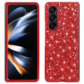 Samsung Galaxy Z Fold6 Glitter Series Hybridikotelo - Punainen