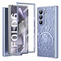 Samsung Galaxy Z Fold6 Mechanical Legend galvanoitu muovi asia - Sininen