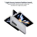 Samsung Galaxy Z Fold6 Tekojalokivi Rakenne Hybridkotelo - hopea
