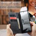 Samsung Galaxy Z Fold7 Caseme 013 Sarja Lompakkokotelo - Musta