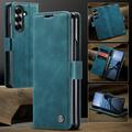 Samsung Galaxy Z Fold7 Caseme 013 Sarja Lompakkokotelo - Sininen