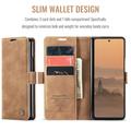 Samsung Galaxy Z Fold7 Caseme 013 Sarja Lompakkokotelo - Ruskea