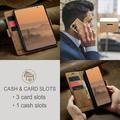 Samsung Galaxy Z Fold7 Caseme 013 Sarja Lompakkokotelo - Ruskea