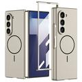 Samsung Galaxy Z Fold7 GKK magneettinen ohut kotelo, jossa on karkaistu lasi - Titanium Harmaa