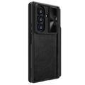 Samsung Galaxy Z Fold7 Nillkin Qin Pro Lompakkokotelo - Musta
