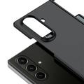 Samsung Galaxy Z Fold7 Muovikotelo, jossa on karkaistua lasia oleva näytönsuoja - musta