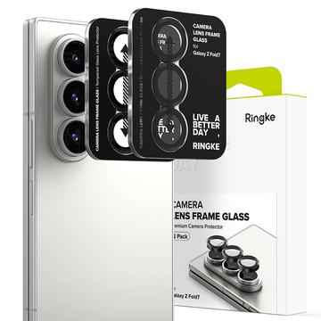 Samsung Galaxy Z Fold7 Ringke Kameralinssin Panssarilasi - 9H - 2 Kpl. - Musta