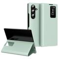 Samsung Galaxy Z Fold7 Smart Clear View Käännä kotelo korttipaikka