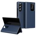 Samsung Galaxy Z Fold7 Smart Clear View Käännä kotelo korttipaikalla