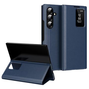 Samsung Galaxy Z Fold7 Smart Clear View Käännä kotelo korttipaikalla