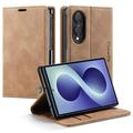 Samsung Galaxy Z Fold8 Caseme 013 Sarja Lompakkokotelo - Ruskea