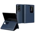 Samsung Galaxy Z Fold8 Smart Clear View Käännä kotelo korttipaikalla - Safiiri