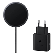 Samsung Langaton magneettilaturi ja 45W:n USB-C-virtalähde EP-P2900TBEGWW - tummanharmaa
