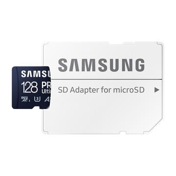 Samsung Pro Ultimate MicroSDXC-muistikortti SD-sovittimella MB-MY128SA/WW - 128 Gt - 128GB