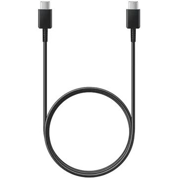 Samsung USB-C / USB-C-kaapeli EP-DW767JBE - 3A, 1.8m - irtotavarana - musta - musta