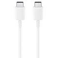 Samsung USB-C / USB-C-kaapeli EP-DW767JWE - 3A, 1.8m - irtotavarana - valkoinen