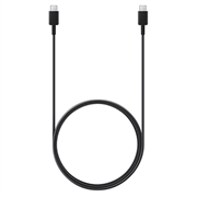 Samsung USB-C / USB-C-kaapeli EP-DX310JBE - 3A, 1.8m - irtotavarana - musta