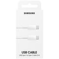 Samsung USB-C USB-C-kaapeli EP-DN975BWEGWW - 1m, 5A, 100W - Valkoinen