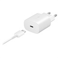 Samsung Ultra-Fast USB-C Matkalaturi EP-TA800XWEGWW - Bulkki - Valkoinen