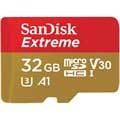 SanDisk Extreme MicroSDHC UHS-I-kortti SDSQXAF-032G-GN6MA - 32GB