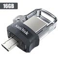 SanDisk Ultra Dual Drive m3.0 Muistitikku SDDD3-016G-G46